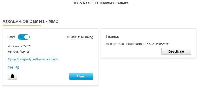 Click image to enlarge, click again to close. Configuring the ALPR.