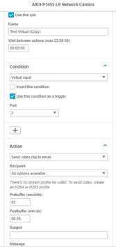 Click image to enlarge, click again to close. Selecting the condition and action for the Virtual Input profile.