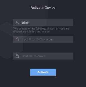 Click image to enlarge, click again to close. Setting the default administrator password.