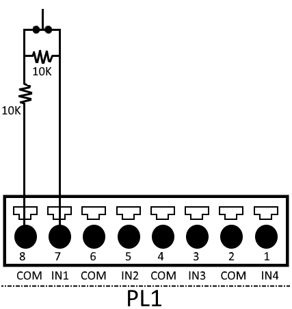 Click image to enlarge, click again to close. Normally closed alarm inputs.