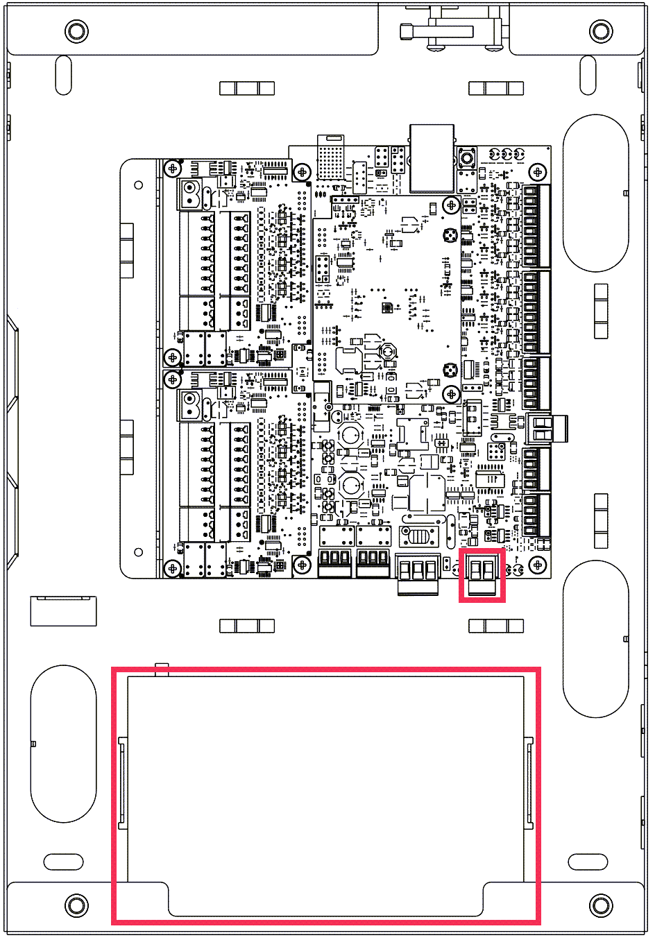 Click image to enlarge, click again to close. Location of PL7 on the S1000.