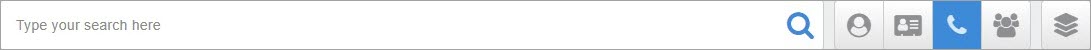 Click image to enlarge, click again to close. A search field in Sonitrol CORE.