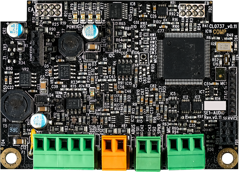 Click image to enlarge, click again to close. Photograph of the Audio Converter Expansion Card.